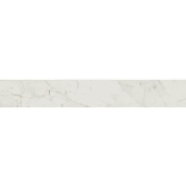 Kaya Carrara Bianco Sample Porcelain Matte Bullnose